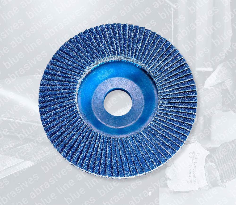 2824 siaflap Plastic Flap Discs ø 115mm, 22.23mm Bore, T29, X-Lock (Angled)