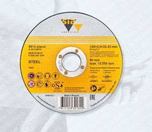 8913 siacut Steel Cutting Discs ø 115mm, 22.23mm Bore, X-LOCK