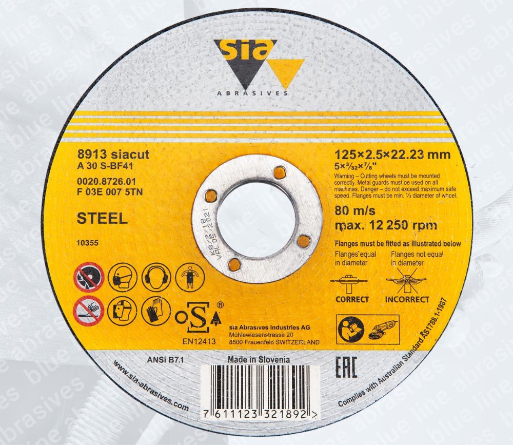 8913 siacut Cutting Discs 230mm