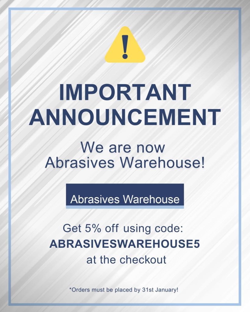 Blue Line Abrasives is now Abrasives Warehouse