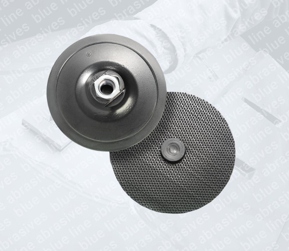 siafast Hook & Loop Rotary Sander SCM Backing Pad ø 115mm, M14, 22mm Button Centre